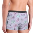 thumbnail image 3 of Uemuo Purple Butterfly Pattern Men's Boxer Briefs,Trunk Anti-Chafing,Comfortable, Durable, and Stylish Underwear-Large, 3 of 9