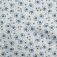 thumbnail image 1 of oneOone Velvet Navy Blue Fabric Florals Fabric For Sewing Printed Craft Fabric By The Yard 58 Inch Wide, 1 of 7