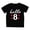 X387 Black, variant on Bysome Summer Boys Shirts Letter Print Short Sleeve Crew Neck T-shirts Breathable Boys Tees Size 1-2 Years Black