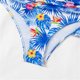 thumbnail image 4 of Trajes de Baño de Bikini de Mujer con Correas Impresas V Sexy Split Set de Tres Piezas, Diseño de Corte Alto para la Piscina de Playa Y las Vacaciones de Verano, 4 of 9