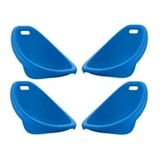 American Plastic Toys Kids Scoop Rocker, Blue 4-Pack