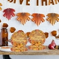 thumbnail image 4 of PRETXORVE Thanksgiving Decorations, Fall Decor, 20Pcs Thanksgiving Party Supplies Pumpkin Turkey Dinner Plates Decor Thanksgiving Party Supplies, 4 of 6