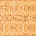 thumbnail image 1 of Ahgly Company Indoor Square Abstract Orange Modern Area Rugs, 7' Square, 1 of 4
