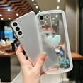 thumbnail image 4 of for Samsung Galaxy S21 Plus 3D Heart Clear Case Cute Galaxy S21 Plus + Phone Case for Women Girls Camera Lens Protection Soft Bumper Shockproof Cover for Samsung S21 Plus 5G 6.7 inch (White), 4 of 9