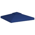 thumbnail image 2 of Toldo de repuesto VidaXL para gazebo, 3 x 3 m, azul oscuro, impermeable, 2 of 7