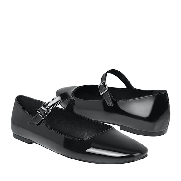 ZAPATOS CASUALES DAMA NOMADAS 37805 CHAROL NEGRO