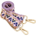 thumbnail image 1 of LAICAIW Grand Bandoulière, Sangle de Sac à Main Réglable Style Guitare avec Boucle Dorée Remplacement Tissé pour Sacs à Main (3,8 cm) Couleur31, 1 of 5