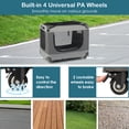 thumbnail image 5 of Infans Extra Large Portable Folding Dog Soft Crate w/ 4 Lockable Wheels Cat Carrier, 5 of 7
