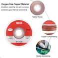 thumbnail image 3 of Solder Wick Braid No-Clean Desoldering Braid 0.08 Inch x 10 Feet 1 Pack, 3 of 5