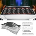 thumbnail image 3 of Yiaed Skull santa hat Print Car Windshield Sunshade Front Auto Car Front Window Sun Shade Foldable Sun Visor Shield Cover Auto Accessories for Sedan SUV Truck-Medium, 3 of 5