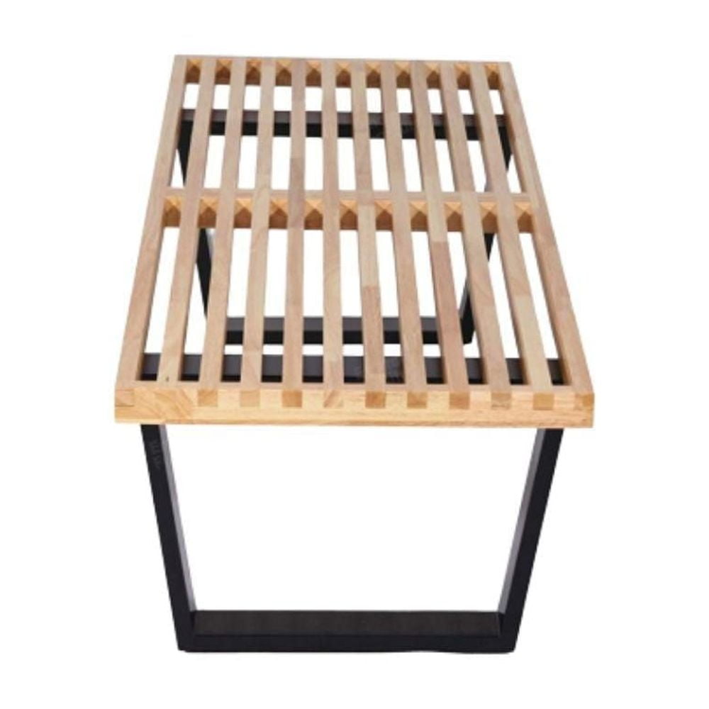 Banc Percy en naturel, banc naturel, banc en bois manufacturé, banc de ligne naturelle, banc en bois naturel, banc de patio, banc d'entrée 60"
