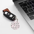 thumbnail image 6 of Naloa Cute Dinosaur Print Round Keychain Keychain Key Ring, Key Tag, Key Chain Bulk for Gift Accessories (Round), 6 of 7