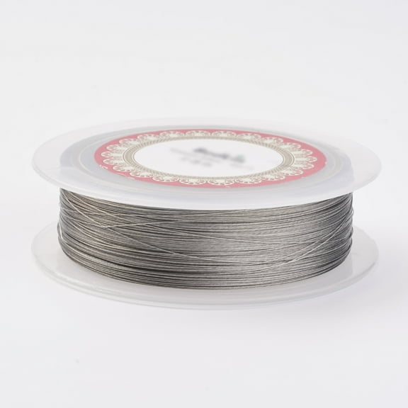 Tiger Tail Wire Stainless Steel Wire Stainless Steel color 28 Gauge 0.3mm 328.08 Feet(100m)/roll
