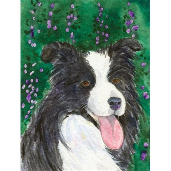 Border Collie Flag - Garden Size, 11 x 15 in.