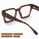 thumbnail image 5 of Gafas de bloqueo de luz azul livho de gran tamaño para mujer, 5 of 7