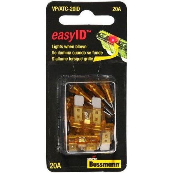 ATC 20 AMP EASYID FUSE - 10 PER CLAM