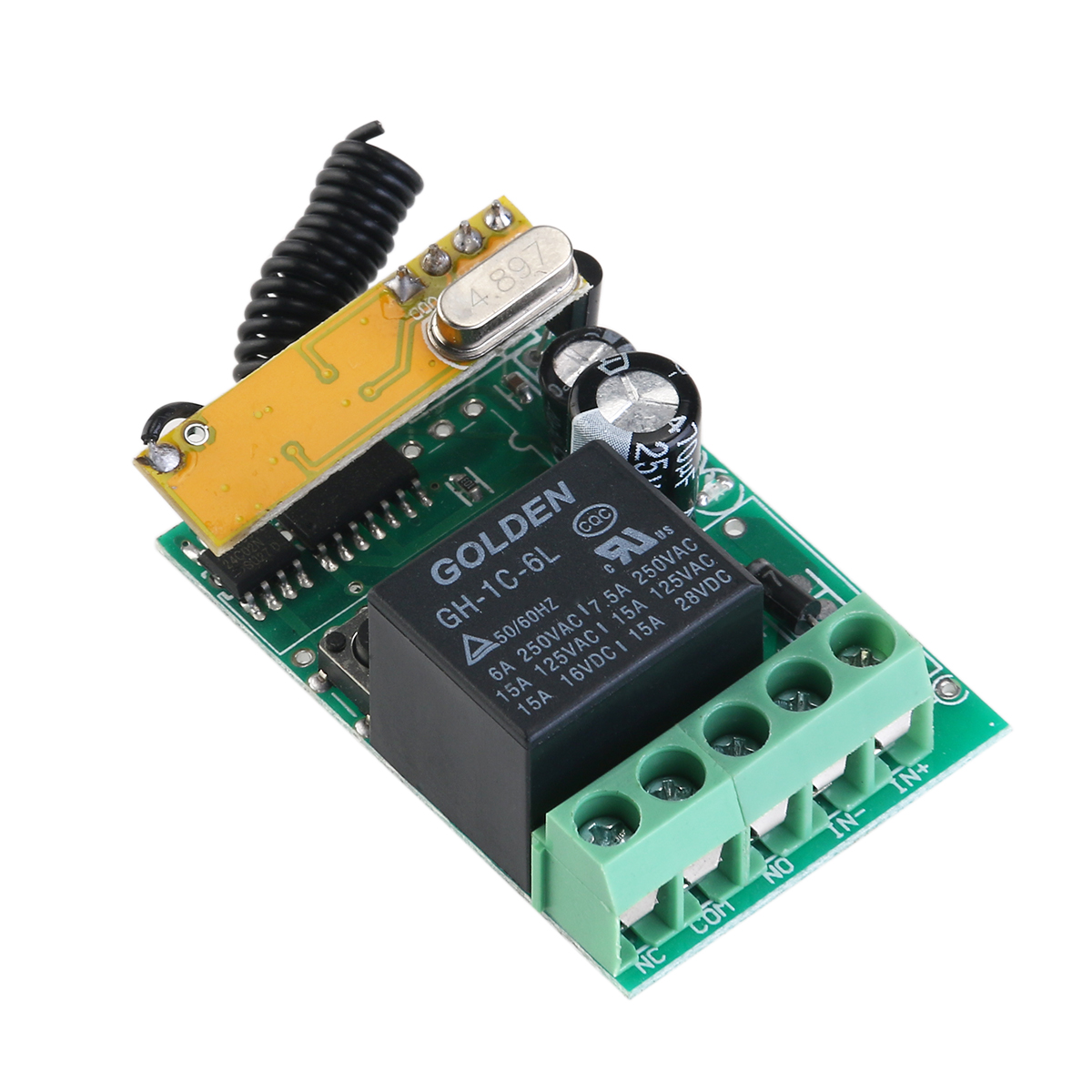 Wireless Transmitter DC 6V 10A 1CH RF Wireless Relay Light Switches