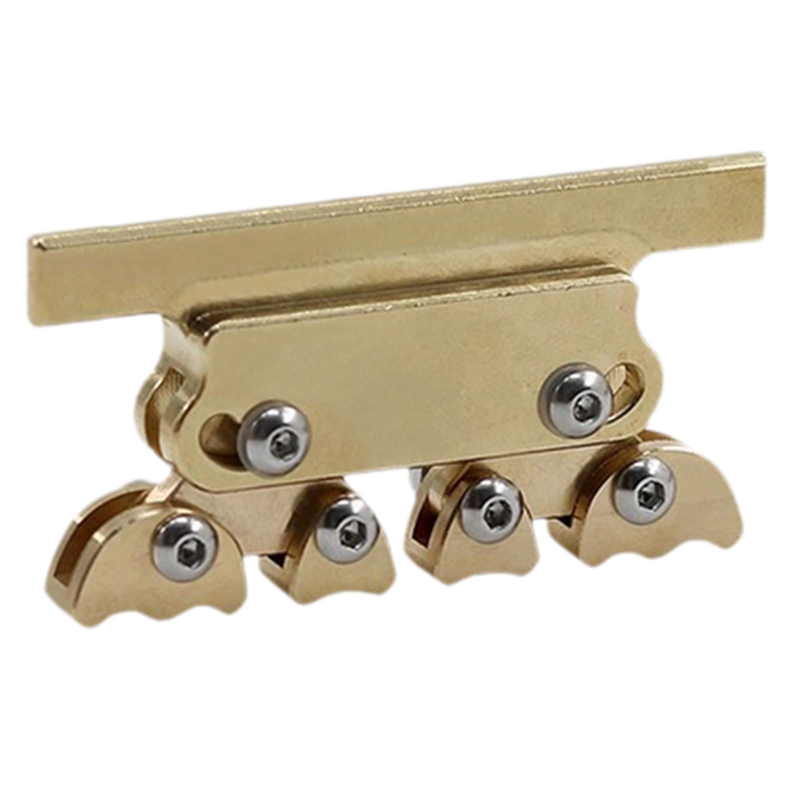 Radius Adaptive Guitar Fret Press Copper Tool Compact Design for Acoustic Bass Guitars DIY Repair