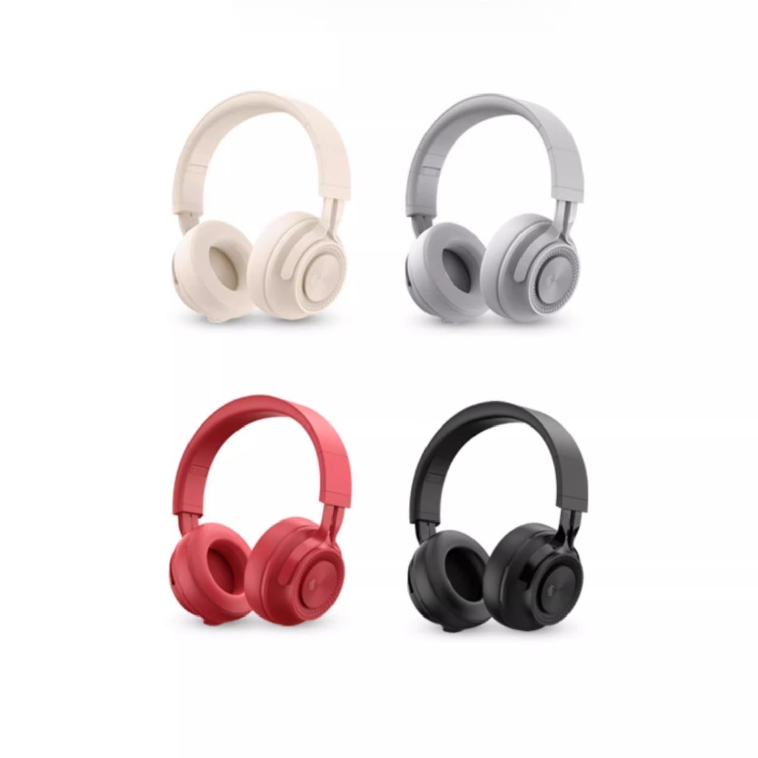 Fingertime Wireless Bluetooth Headphones for Sports & Gym, Over-Ear Headset with Microphone for Students, Fashion Noise Cancelling