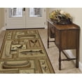 thumbnail image 2 of Tayse Nature Area Rug 6602 Lodge Ivory Frames Fishing 2' x 3' Rectangle, 2 of 3