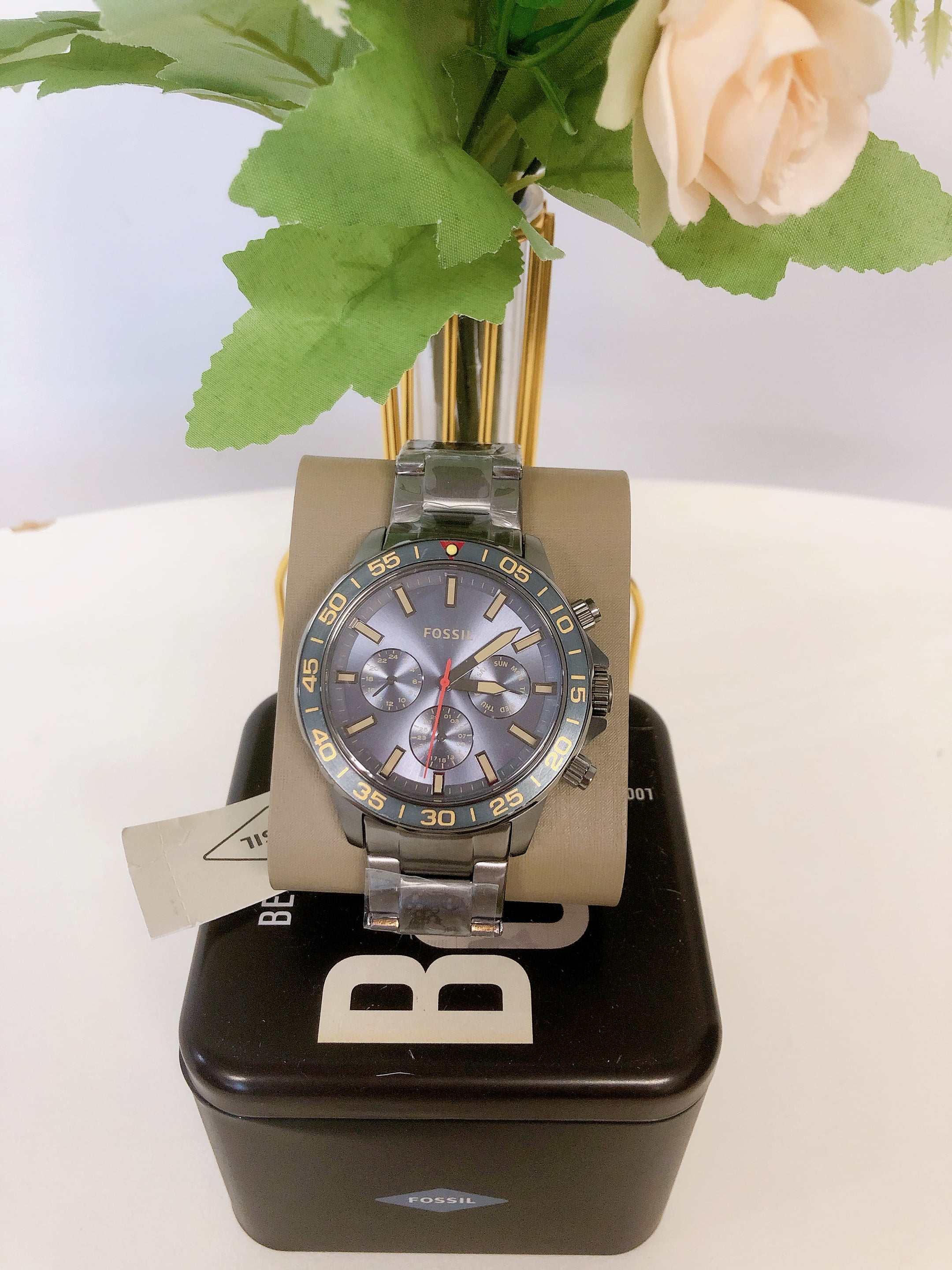 Fossil BQ2770 Bannon Multifunction Smoke Stainless Steel Watch