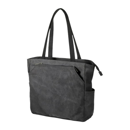 funtasica Tennis Tote Bag Portable Gym Bag Holds 4 Rackets Sports Handbag Pickleball Bag for Men Women Badminton Pickleball Deep Gray