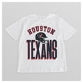 thumbnail image 4 of Women's Gameday Couture  White Houston Texans Oversized Classic Fierce Focus T-Shirt, 4 of 4