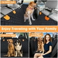 thumbnail image 6 of 3-in-1 Dog Car Seat Cover, Car Seat for Dogs, FurLove 100% Waterproof Scratchproof Dog Hammock, Durable Nonslip Dog Seat Cover with Side Flaps, Pets Dog Back Seat Cover Protector for Trucks, 6 of 8