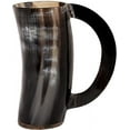 thumbnail image 5 of Lord of Battles Viking Drinking Horn Medieval Tankard Genuine Ox Horn Stein Mug 250 ml Capacity, 5 of 5