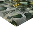 thumbnail image 2 of Ambesonne Eucalyptus Leaves Fitted Sheet, Love of Nature, Twin Size, Mustard and Reseda Green, 2 of 3