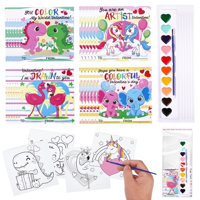 Set de pintura de acuarela Vanblue para niños con lienzos y pincel