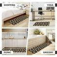 thumbnail image 6 of Yiaed Cat Skulls and Flowers Kitchen Rugs Sets of 2 Kitchen Mats Cushioned Anti Fatigue Kitchen Rug Tapetes Para Cocina for Sink,Laundry Room, 6 of 6