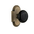 thumbnail image 7 of Nostalgic Warehouse Cotblk_Prv_234_Nk Black Porcelain Solid Brass Privacy Door Knob Set -, 7 of 7