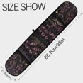 thumbnail image 3 of Yayeee Double Oven Mitt Kitchen Heat Resistant Baking 35" x7" Quilted Glove, Dark Gothic Floral, 3 of 6