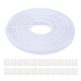 thumbnail image 1 of Uxcell Boning para Coser, 10 Yardas 10mm de Ancho Poliéster de Alta Densidad con 40 Piezas de Tapas, Blanco, 1 of 7