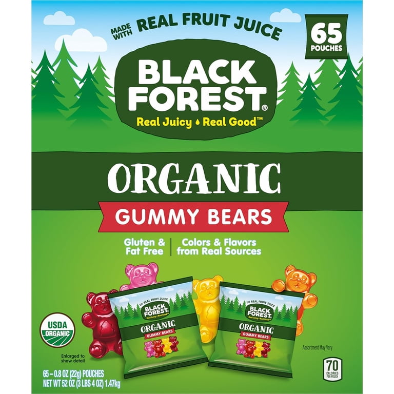 black forest glp 1 review Black Forest Organic Gummy Bears, Gluten-Free, Natural Sugar, 0.8 Oz Pouches (65 Count)