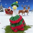 thumbnail image 5 of Christmas Goose Statue Costume, Polyester Decorative Outfit with Hat for 23-inch Lawn Goose, Patio Garden Decoration,Vsgery, 5 of 6