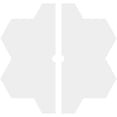 thumbnail image 4 of 34"OD x 2"ID x 11 3/4"C x 1"P Daisy Architectural Grade PVC Contemporary Ceiling Medallion, Two Piece, 4 of 11