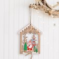 thumbnail image 3 of Naiovety Árbol de Navidad colgante regalo multiusos hogar artesanía Navidad adornos Festival colgantes accesorios escena diseño Kits de decoración para fiestas Papá Noel, 3 of 6
