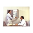 thumbnail image 3 of Ghent's Fabric VisuALL PC Multi Board Cabinet with Whiteboard in Gray, 3 of 7