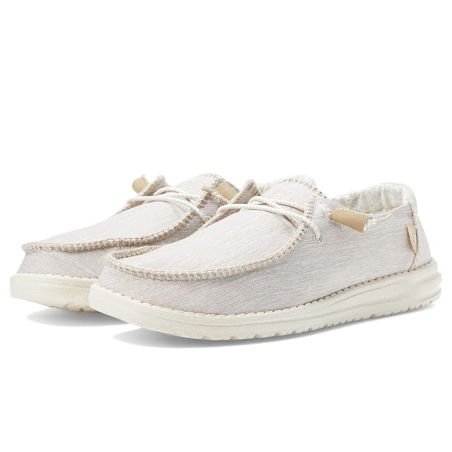Zapatos Hey Dude Wendy Boho Stitch Latte para mujer, talla 8