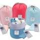 thumbnail image 1 of 4 Pieces Of Travel Waterproof Cosmetic Bag, Multi-function Bucket Toiletry Bag, Foldable Portable Toiletry Bag (red, Blue, Pink, Green), 1 of 5