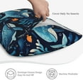 Queen Size Pillows Cases Standard Size 20x26 In Playful Whales