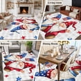 thumbnail image 6 of Red Blue Gnome American Flag Washable Area Rug 5 x 8 ft Independence Day, Soft Non Slip Rugs Stain Repellent Indoor Felt Carpet for Living Dining Room Bedroom Home Office, 6 of 9