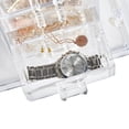 thumbnail image 6 of OnDisplay Clear Acrylic Jewelry Organizer Box with 6 Drawers and Side Hooks – Makeup, Necklace, and Accessory Storage for Dresser or Vanity, 6 of 7