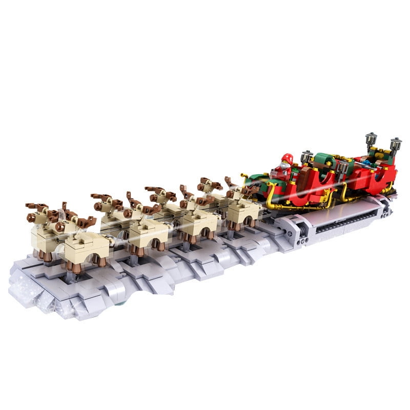 Building Blocks | Santa Claus Electric Sleigh 1318 pcs