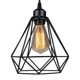 thumbnail image 4 of Lámpara colgante de jaula de diamante ajustable, acabado de alta calidad en negro mate, estilo vintage para dormitorios, baños, cocinas, comedores, salas de estar, pasillos, escaleras, oficinas,, 4 of 5