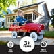 thumbnail image 2 of Kid Trax Toddler Classic Pedal Car, Kids 3-5 Years Old, Max Weight 60 lbs, Durable Steel, Fire Truck, 2 of 5