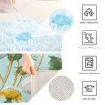 thumbnail image 6 of IAUYY Set of 2 Inch Bath Mat Thick Soft Plush Shower Mat TPR Backing Material Non Slip Bath Mats for Bathroom for Tub Shower Hotel Retro-style Dandelions, 6 of 9