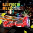 thumbnail image 3 of Bluetooth Hoverboard for Kids, Spider Color and Chrome Color Self Balancing Scooter Built-in Wireless Speaker and Flashing Wheels, 3 of 7